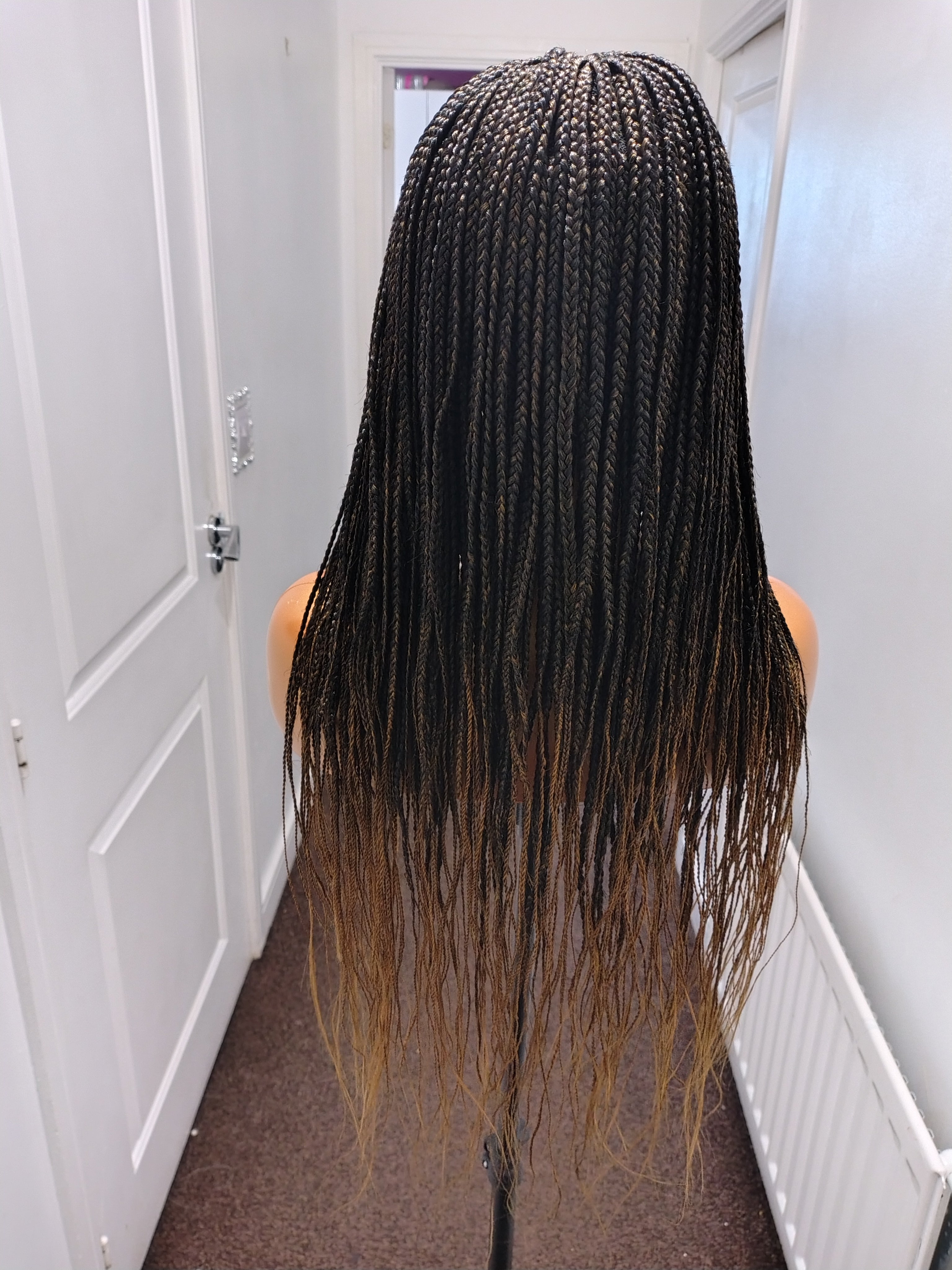 Uju Centre Cornrow braids Wig
