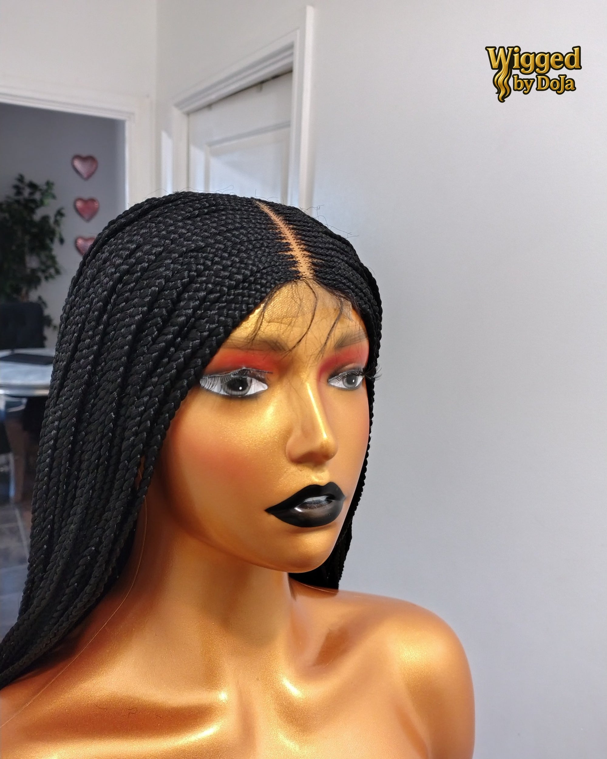 Kike Centre Cornrow braids Wig