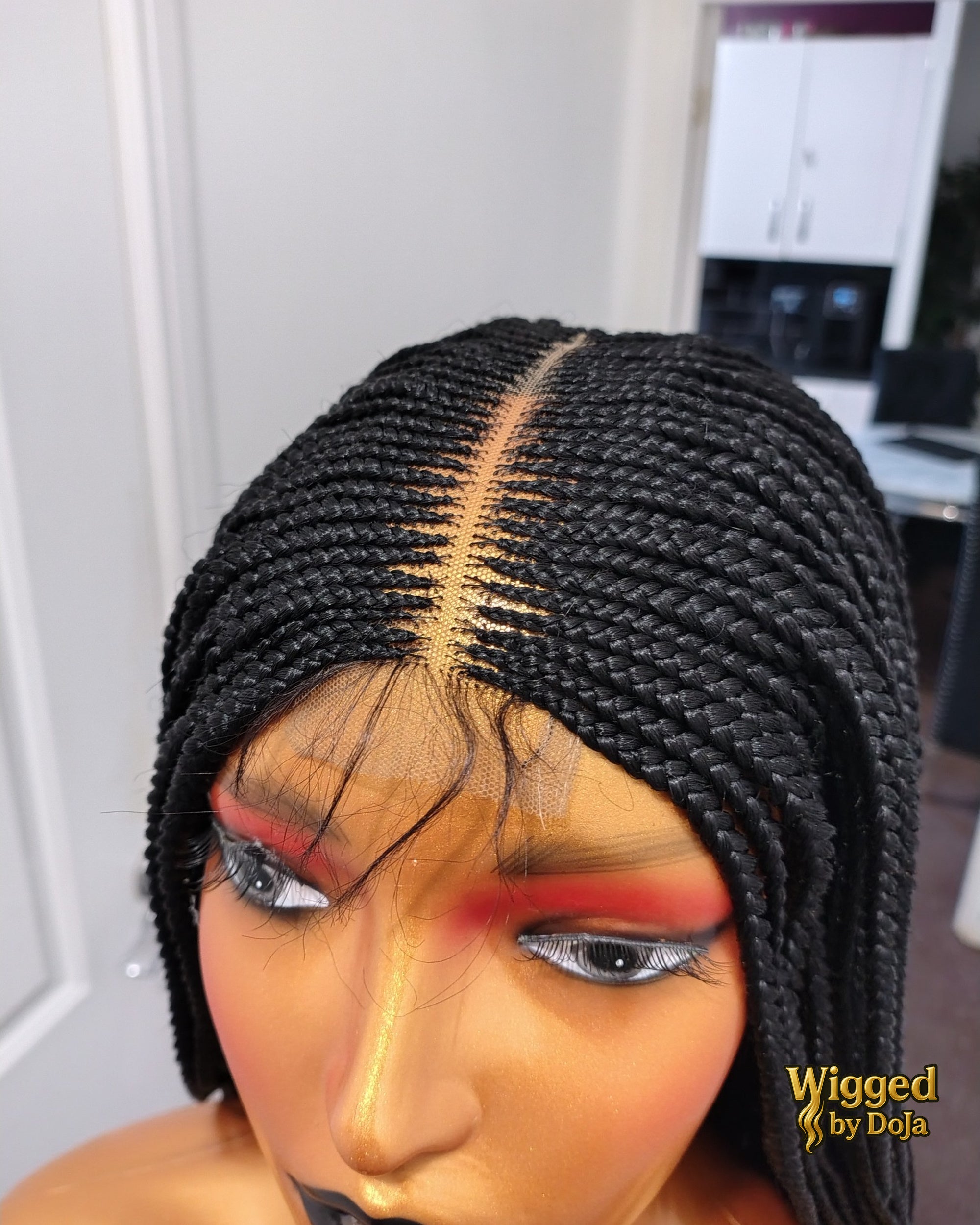 Kike Centre Cornrow braids Wig