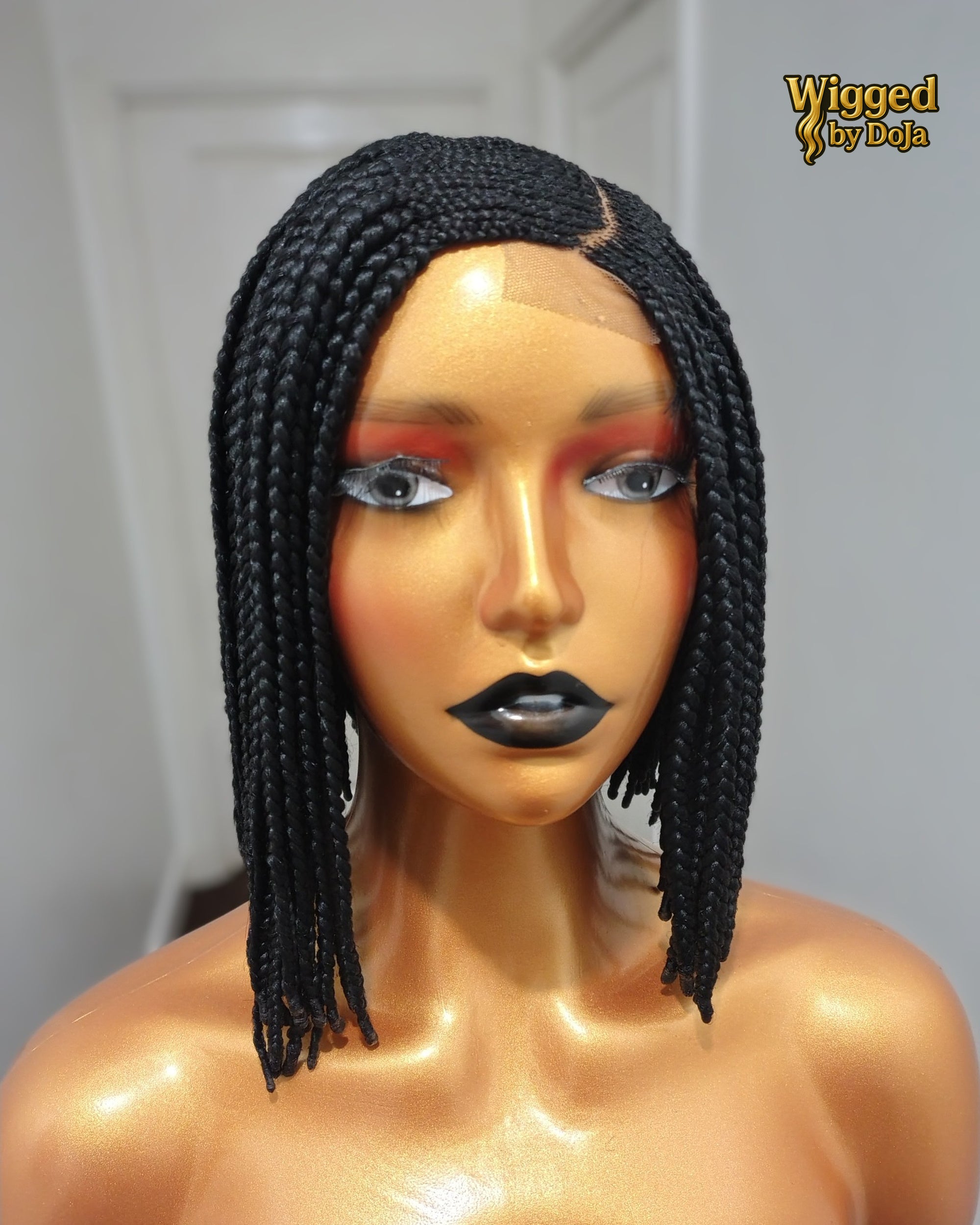 Amaka Side Part Cornrow Wig