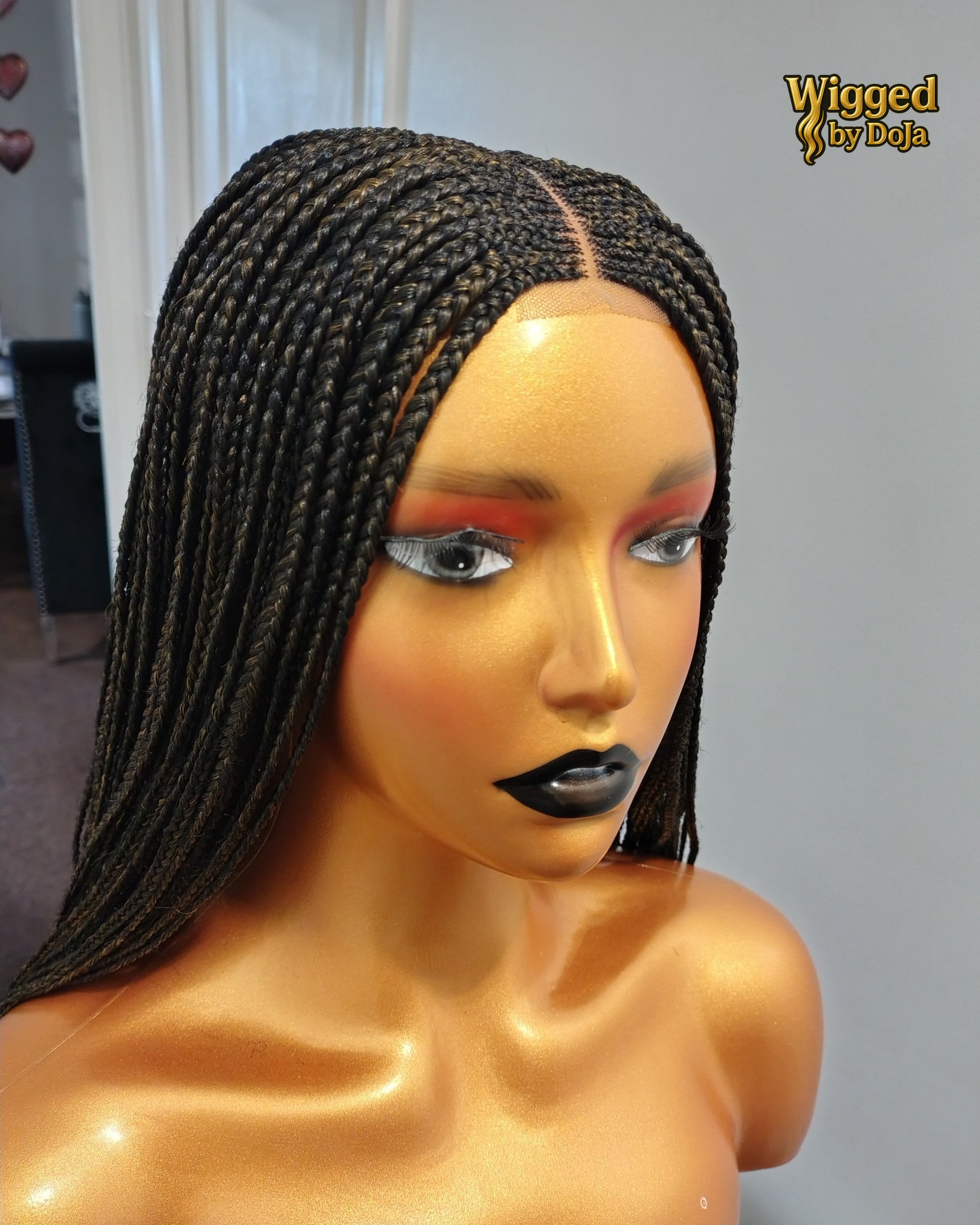 Uju Centre Cornrow braids Wig