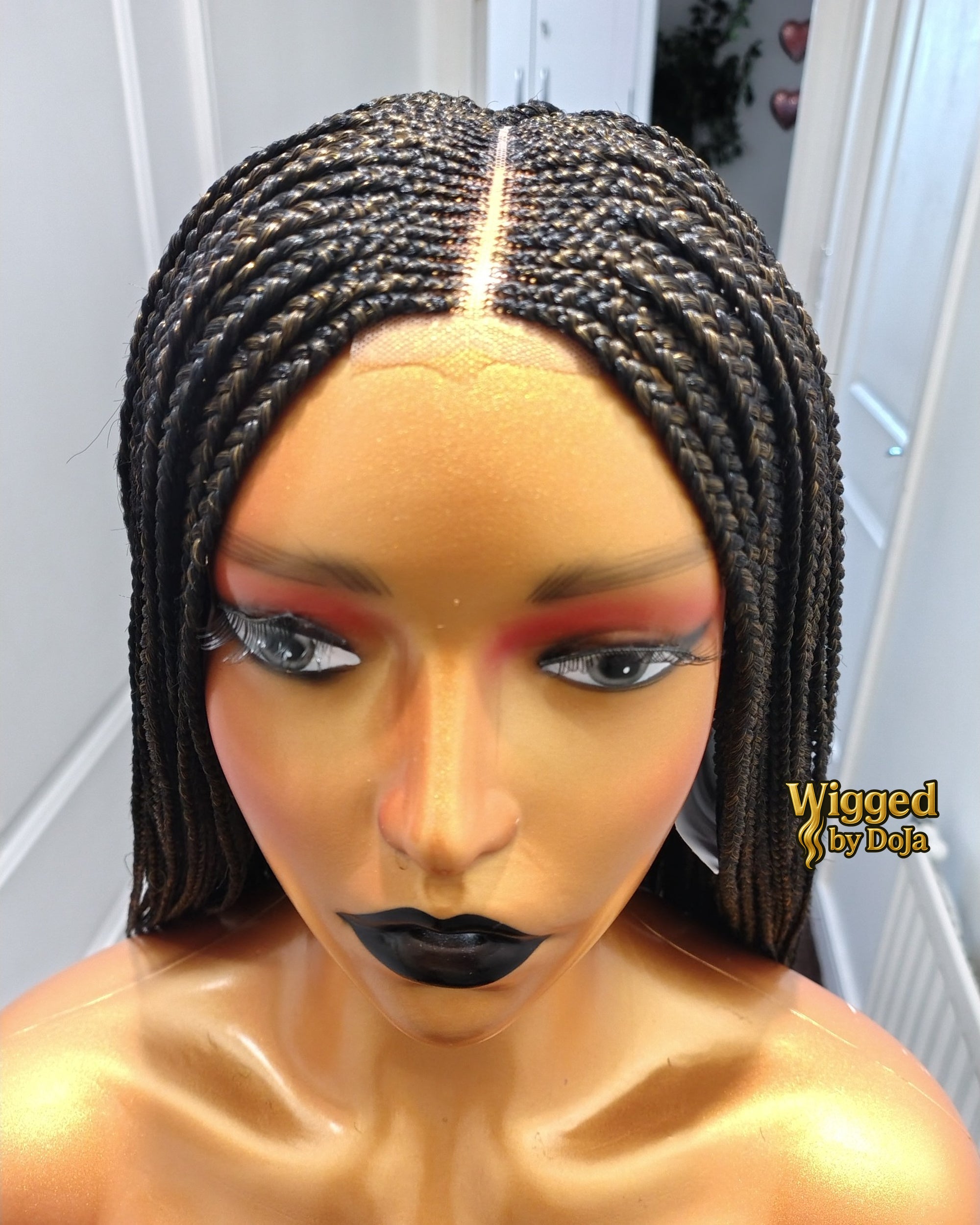 Uju Centre Cornrow braids Wig