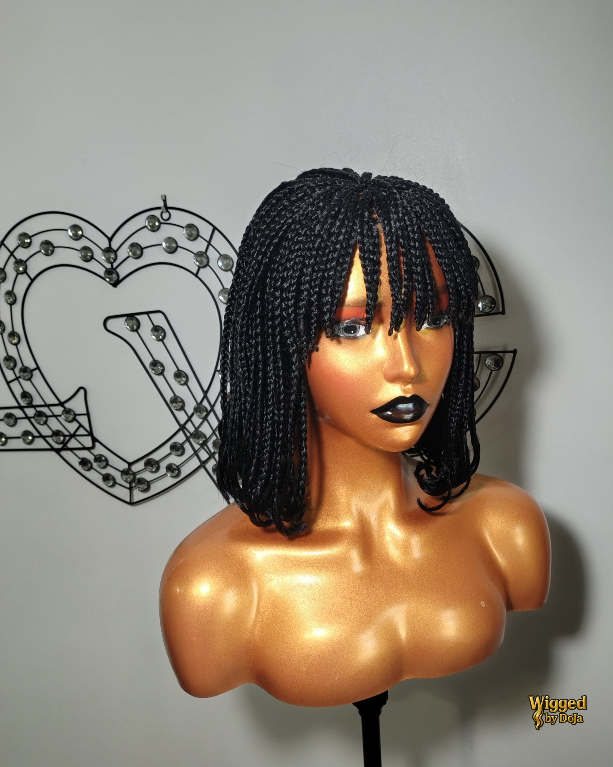 Ini Bob Fringe Braid Wig