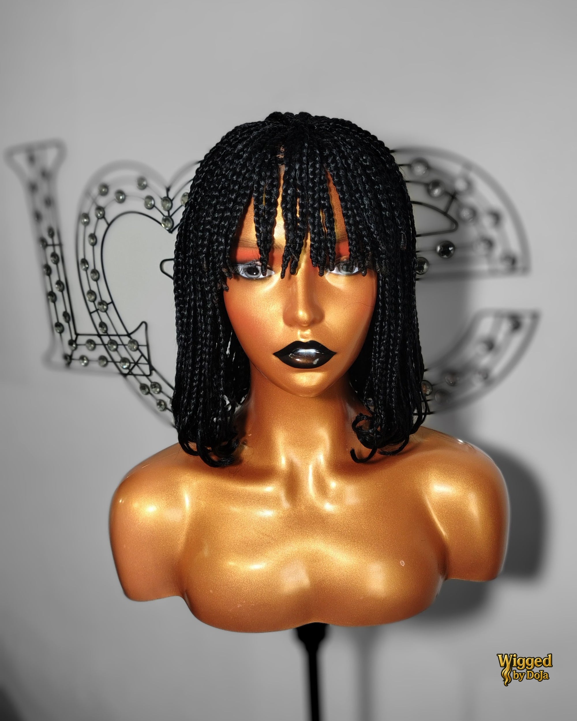 Ini Bob Fringe Braid Wig