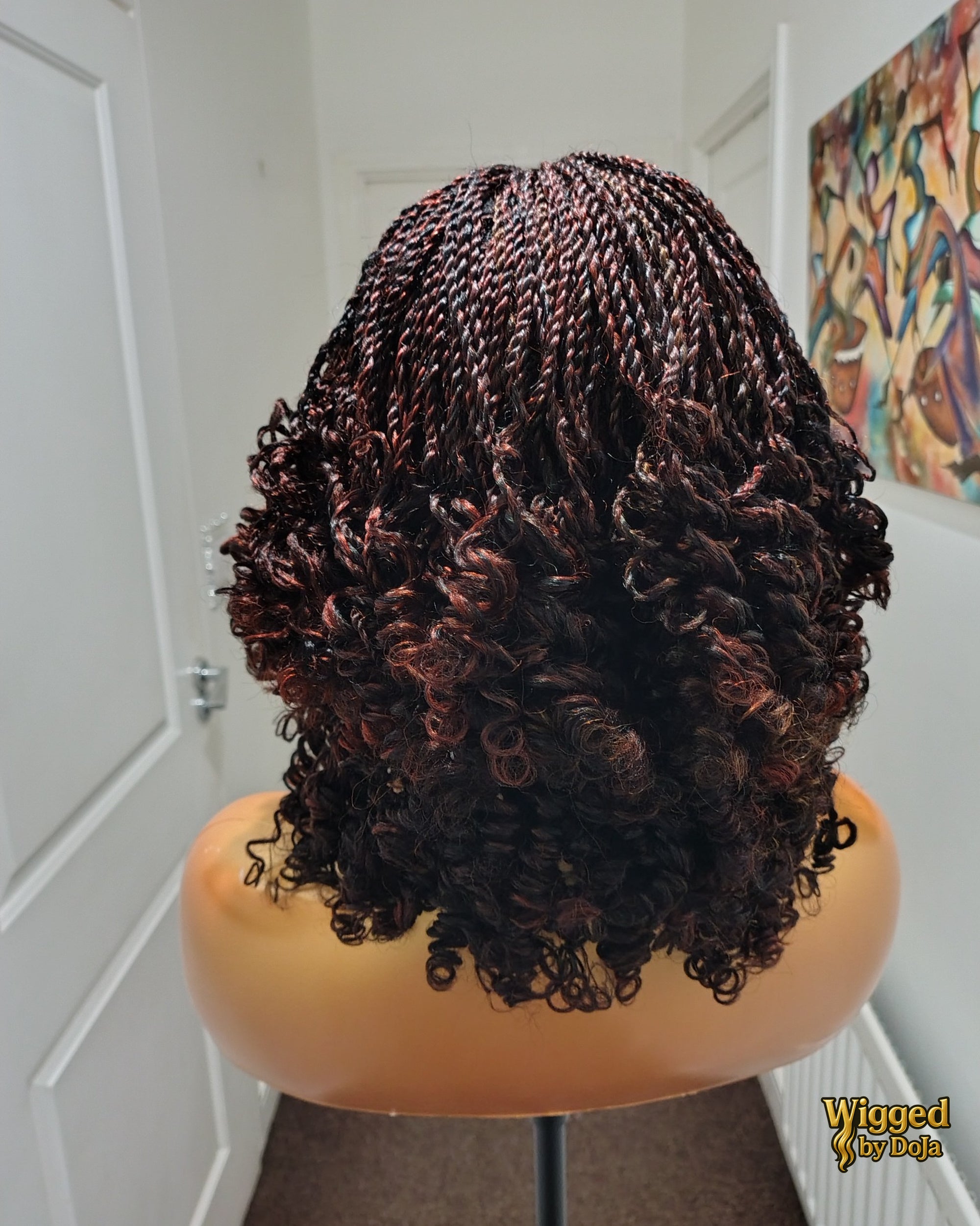 Bisi curled twist braid