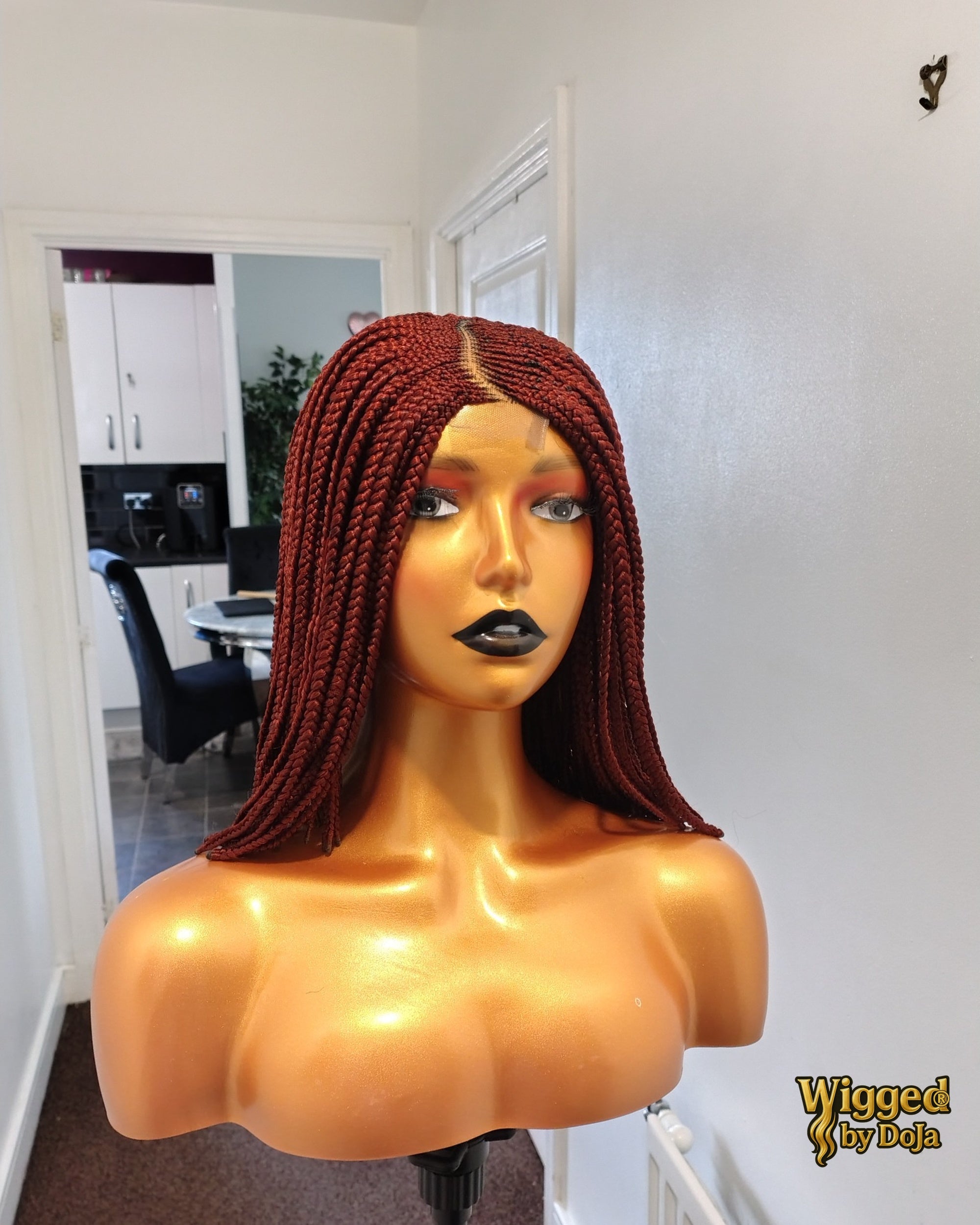 Jola Centre Part Cornrow Wig