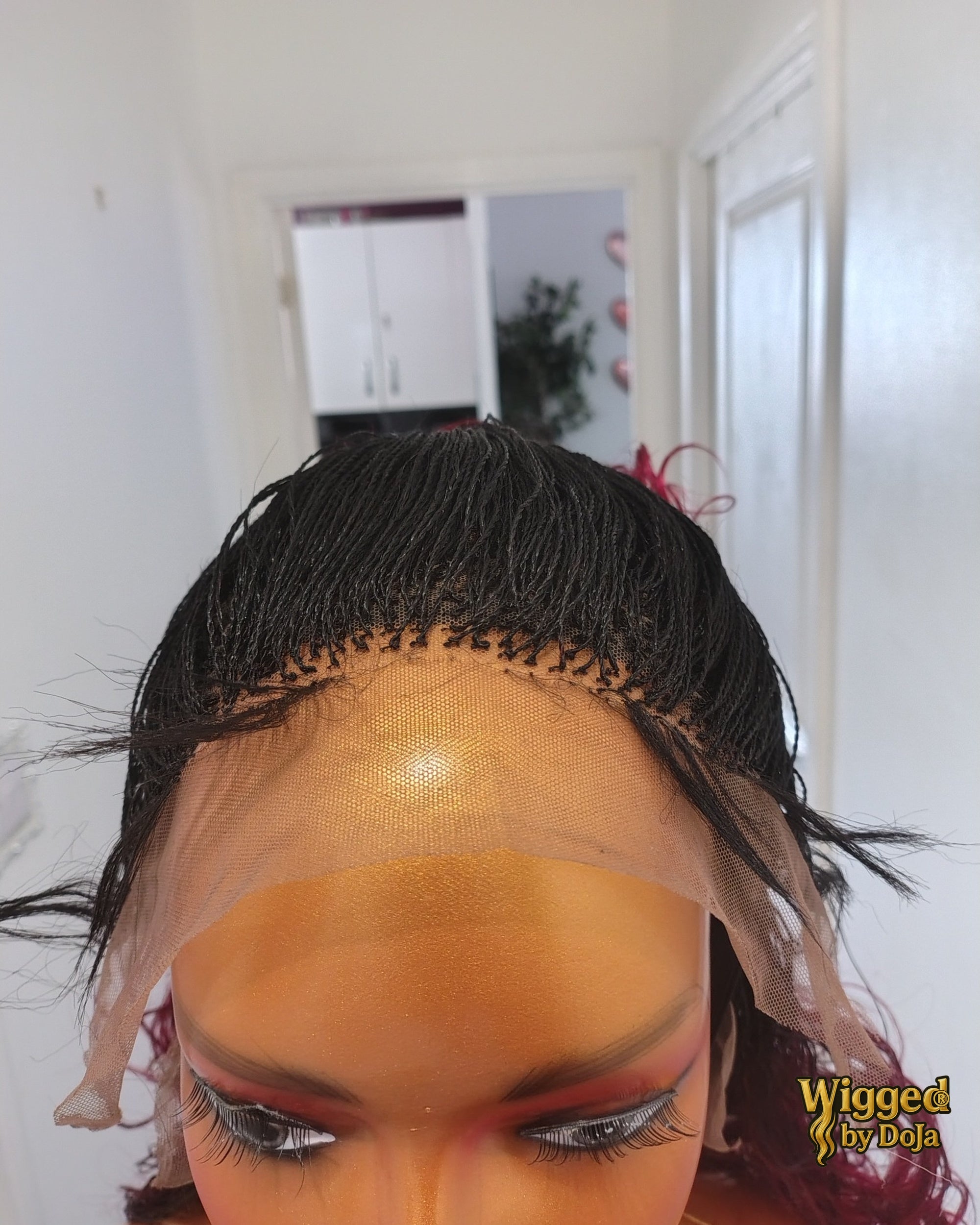 Tope Up Down Micro Twist Full Lace Wig